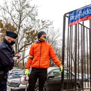 Stop przemocy policyjnej – protest przed KGP