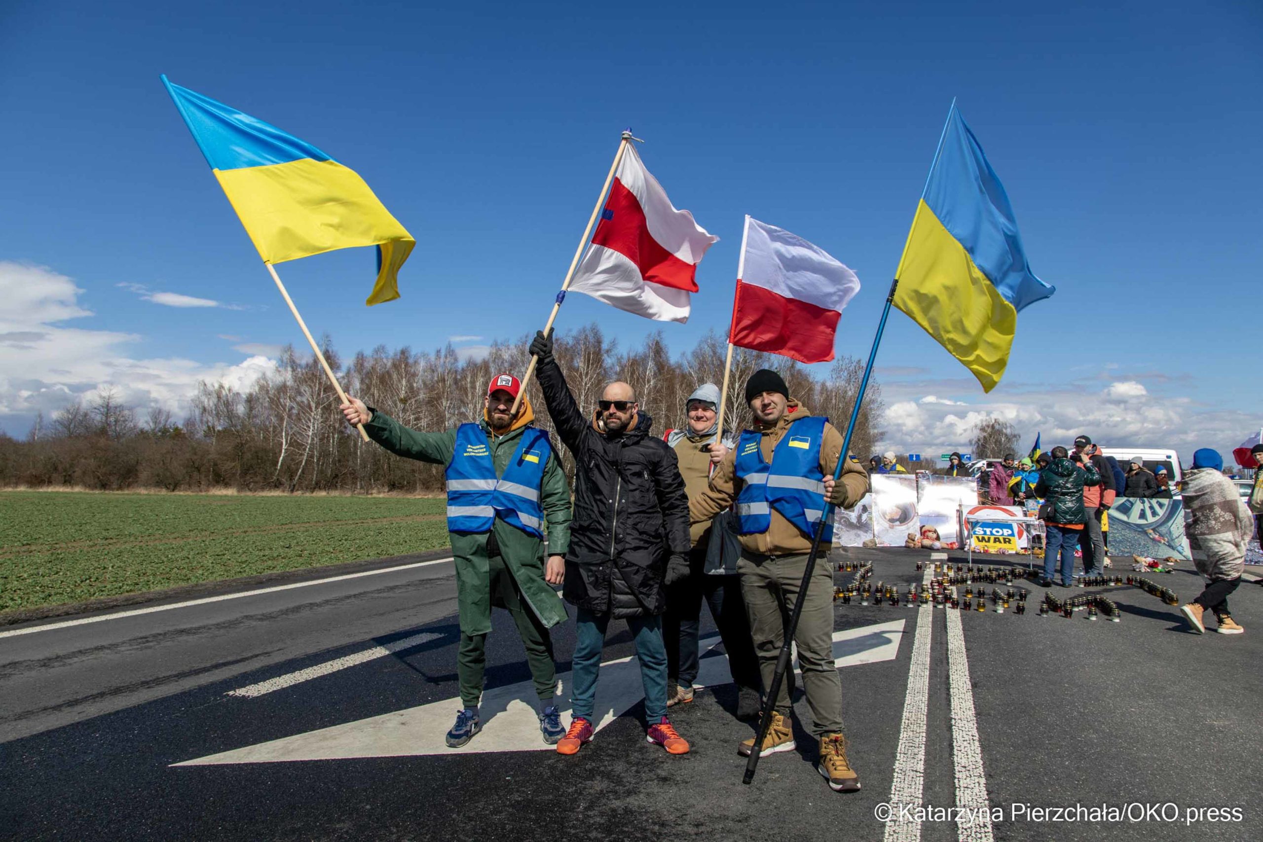 Blokada TIRów na granicy w Kukurykach