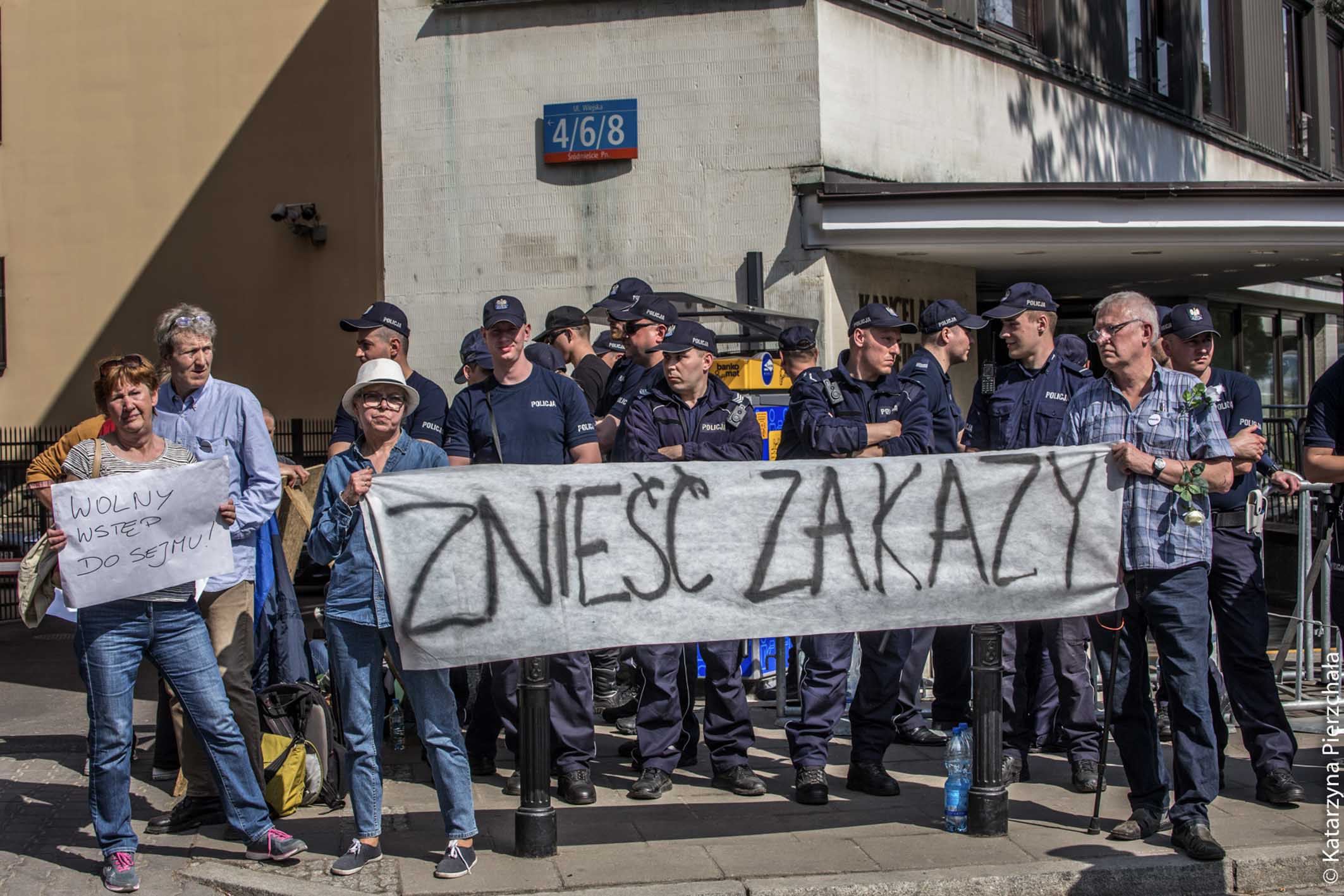 Blokada Kancelarii Sejmu dzień III