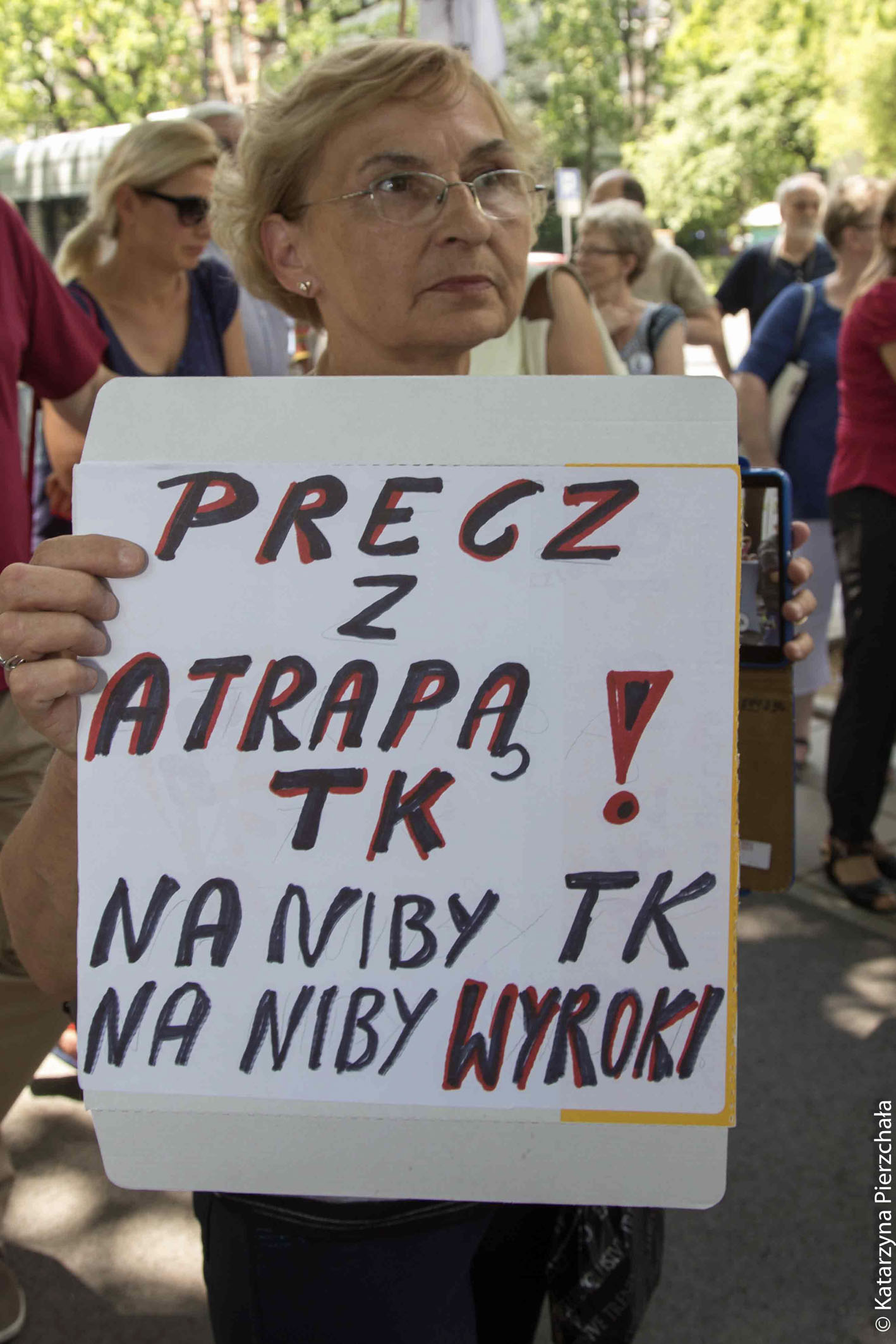 Protest przed Trybunałem Konstytucyjnym