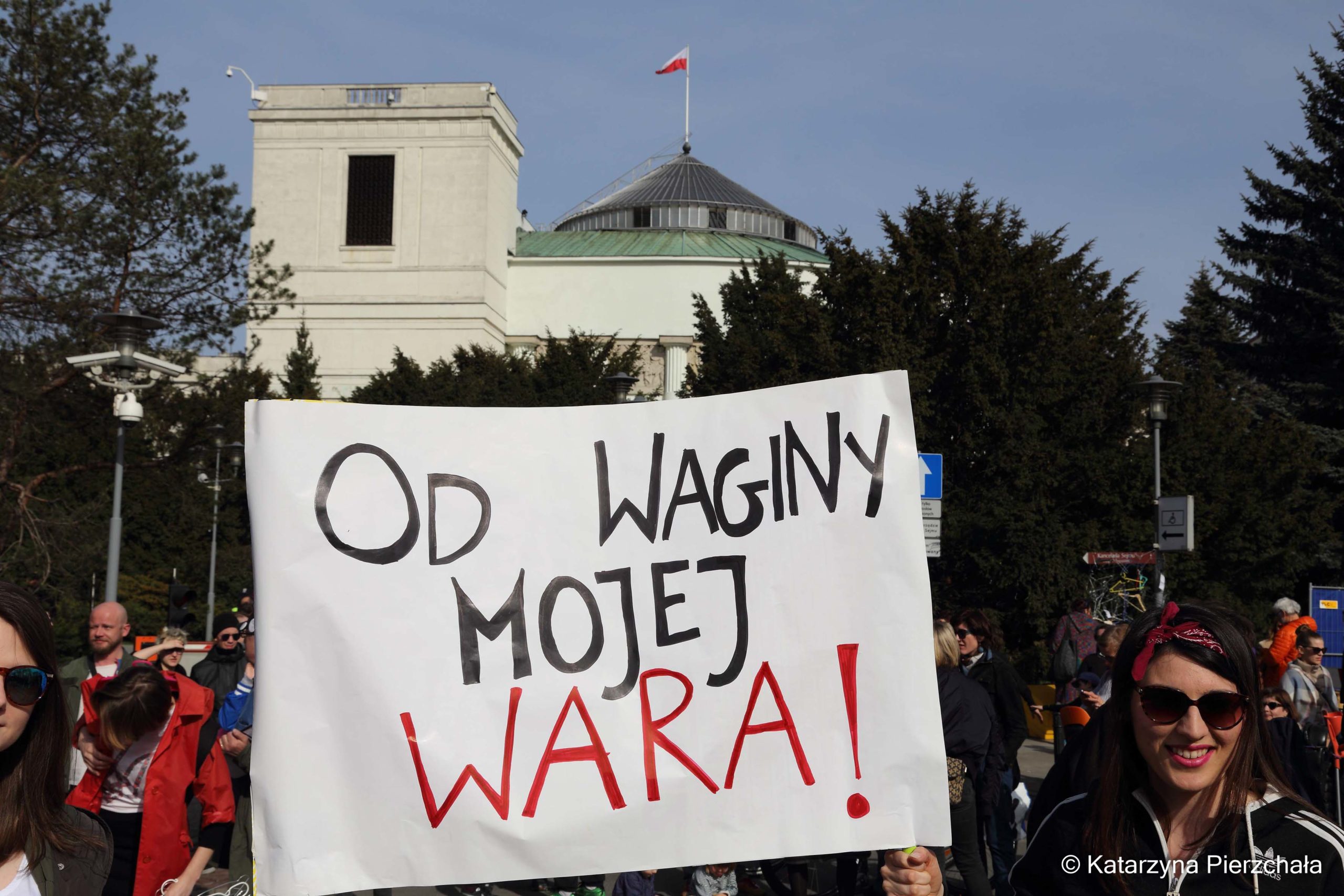 Manifestacja przeciwko zakazowi aborcji